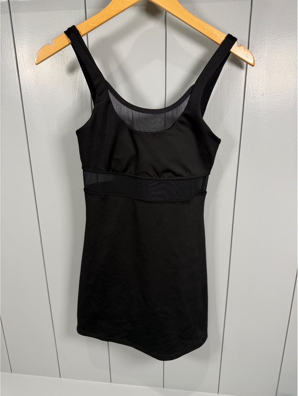 Alo Yogo Black Mesh Detail Athletic Dress Size S